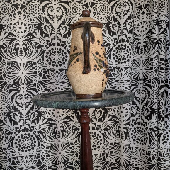 9" Netzi Pottery Teapot Mexico - Picture 3 of 6